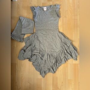 Lemon Loves Lime Heather Gray Ensemble 8-10
